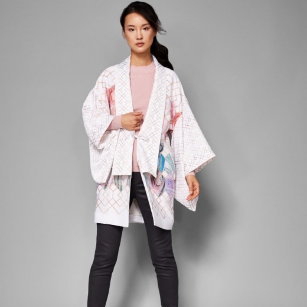 Ted Baker London Womens KORALLE Sea of Clouds kimono